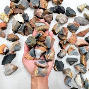 1 LB Desert Jasper Crystal Stones from Madagascar Raw Rough Rocks for Tumbling